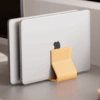 MacBook English: Dual Vertical Laptop Stand - Closed MacBook Stand Design