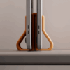 MacBook English: Dual Vertical Laptop Stand - Closed MacBook Stand Design
