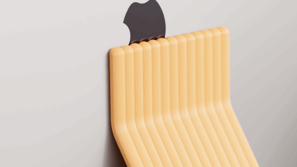 MacBook English: Dual Vertical Laptop Stand - Closed MacBook Stand Design