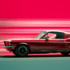 A3 Portrait Mustang Wallpaper on Aluminum