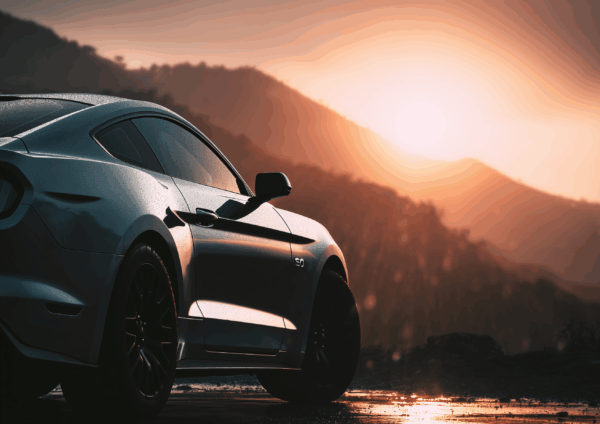 A3 landscape Mustang Wallpaper on Aluminum